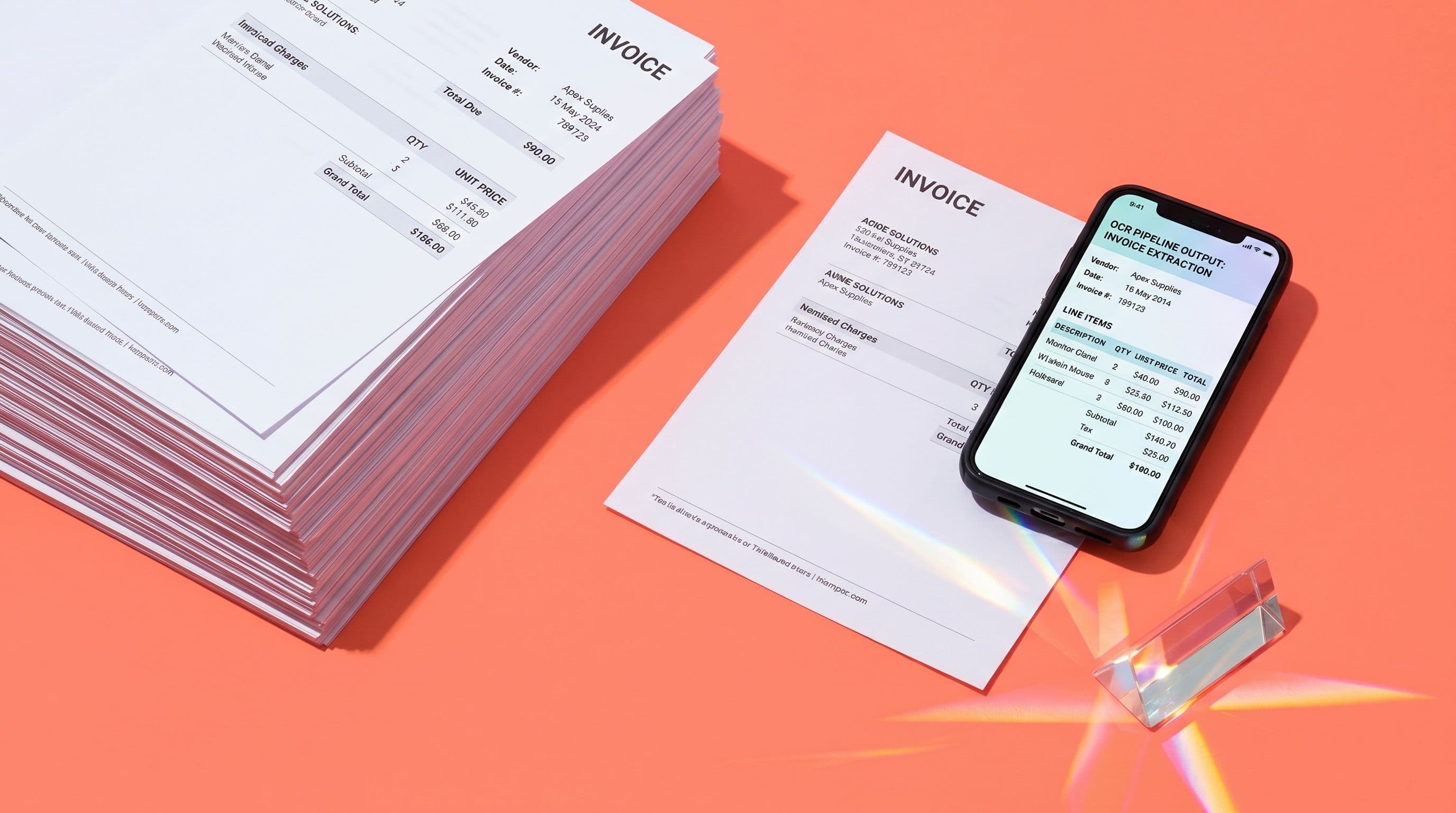 OCR Invoice processing