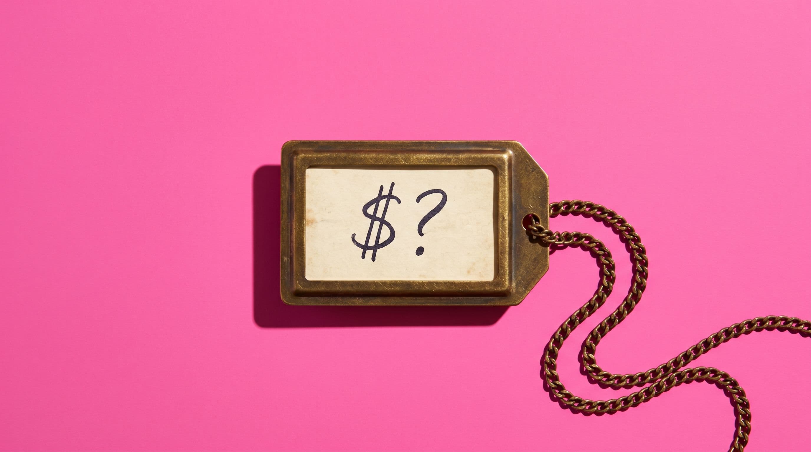 pricing menu